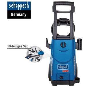 Scheppach Hoch­druck­rei­ni­ger HCE2500 - inklusive 10-tei­li­ges Set für 129 € (statt 149,80 €)