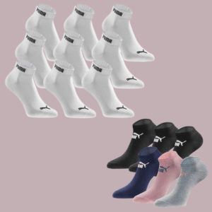 🧦 Puma Socken: Sneaker oder Quarter ab 23,23€ - 1,29€ pro Sockenpaar