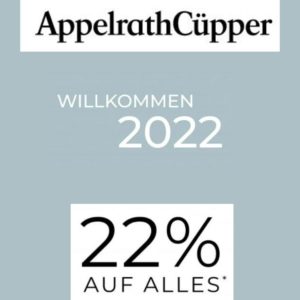 AppelrathCüpper: 22% auf ALLES (MBW 50€)