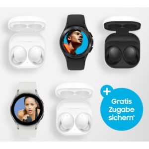 endet ⏰ Samsung Galaxy Watch4-Serie oder Galaxy Buds2 kaufen &amp; GRATIS Withings Bods+ WLAN-Waage oder Galaxy Fit2 erhalten