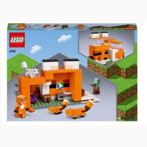 🦊 LEGO Minecraft (21178) - Die Fuchs-Lodge für 16,49€ (statt 19,47€)