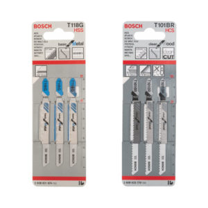 Bosch Professional 3x Stichsägeblatt T 101 BR für Holz für 2,69€ //  T 118 G für Metall für 2,75€