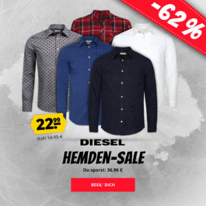 👔 Diesel Hemden-Sale: über 30 Modelle für je 22,99€ zzgl. Versand