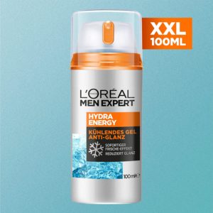 🚀 L'Oréal Men Expert Gesichtspflege Hydra Energy XXL (100 ml), kühlendes Gel für 8,61€ (statt 15,90€)
