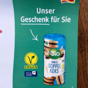 Gratis dmBio Dinkel Doppelkeks im dm-drogerie Markt dank Coupon