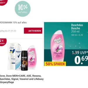 DuschDas für effektiv 0,39€