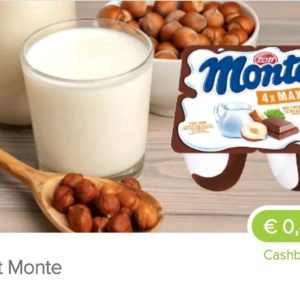 40 Cent Cashback auf Zott Monte bei marktguru