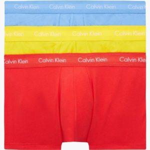 3er-Pack Bunte Calvin Klein Unterhose – Baumwolle