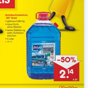 Scheibenfrostschutz 5L bis - 30 Grad bei Netto