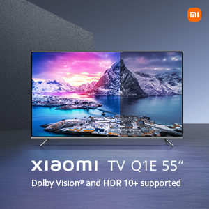 📺 Xiaomi Q1E 55 Zoll QLED 4K TV für 462,90€ (statt 550€)