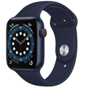 🍎 Apple Watch Series 6 GPS + Cellular 44mm für 399€ (statt 429€) - Armband: Dunkelmarine, Gehäuse: Blau