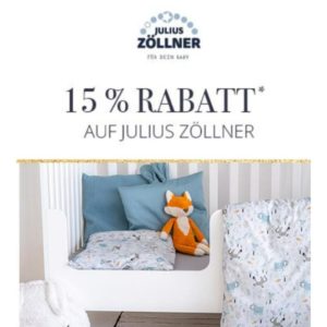 👶🏻 babywalz: 15% Rabatt auf Julius Zöllner Artikel