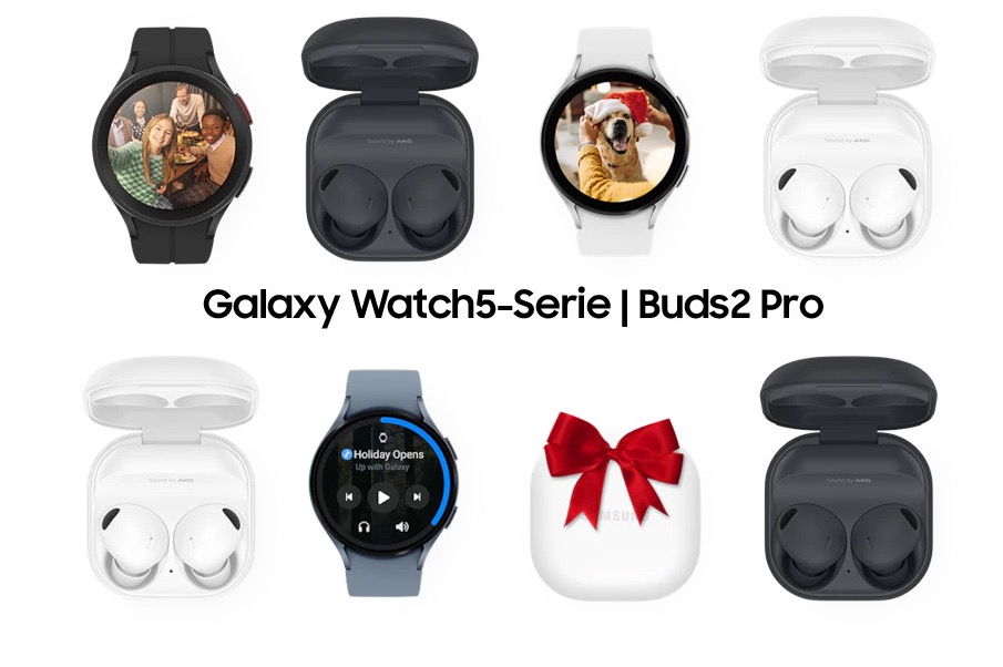 Samsung: Bis zu 150€ Cashback auf Galaxy Watch5-Series und Galaxy Buds2 Pro