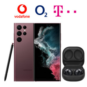 Letzte Chance! 😮📱Samsung Galaxy S22 Ultra + Gratis Galaxy Buds Pro 😮 Tarif eff. GRATIS (im Telekom, Vodafone &amp; o2-Netz)