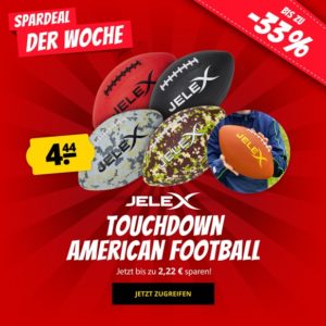 JELEX Touchdown American Football classic brown für 3,33€ zzgl. Versand