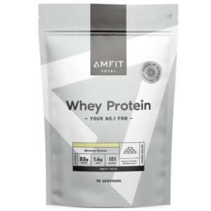 💪2,27 kg Amfit Nutrition Whey Proteinpulver versch. Sorten ab 19,45€ // 1 kg ab 12,11€