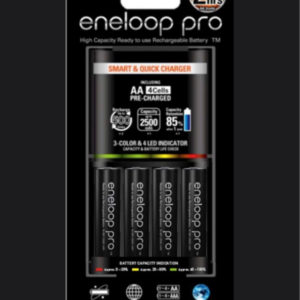 Panasonic eneloop, Intelligentes Schnellladegerät mit 4x eneloop pro AA ( Amazon)