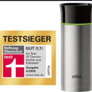 Braun  Thermobecher für Kaffeemaschine BPA frei ( Amazon Prime)