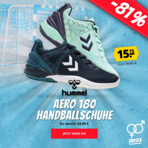 🤾 Hummel AERO 180 Herren &amp; Damen Handballschuhe für 19,10€ (statt 37€)