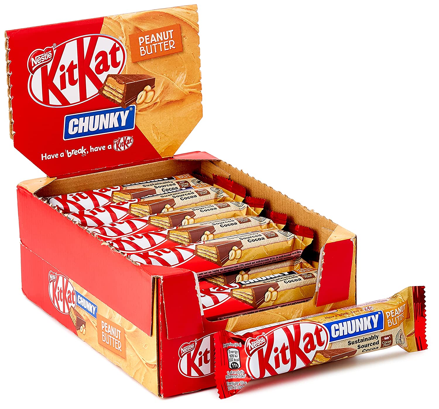 Thumbnail 🍫 24er Pack KitKat Chunky Peanut Butter-Riegel für 9,49€! 👉 nur 40 Cent pro Riegel