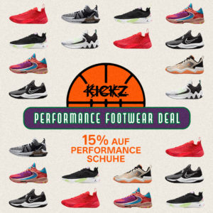 👟 Kickz 15% Rabatt auf ausgewählte Performance Schuhe