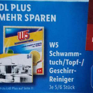 Gratis Schwammtuch, Topf- oder Geschirrreiniger mit der Lidl App ab 10 € Einkauf