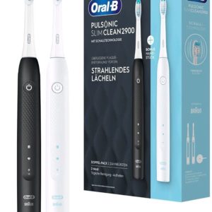 🪥2er Pack Oral-B Pulsonic Slim Clean 2900 Elektrische Schallzahnbürste für 56,99€ (statt 69€)