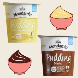 🍮 8er Pack Mondamin Snack Becher Pudding Vanille / Schoko oder Milchreis oder Grießbrei für 5,30€