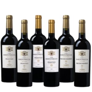 🇮🇹 „Weinpaket Primitivo &amp; Negroamaro“ für 34,99€ - 6 Flaschen italienischer Wein