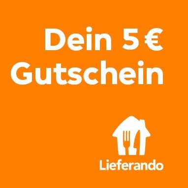 Lieferando: 5€ Gutschein für Studenten (MBW 10€)