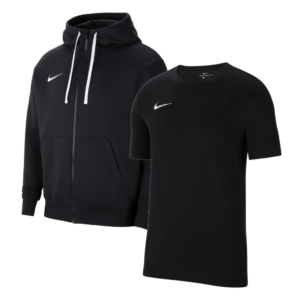 Nike Freizeit Outfit 2-teilig - Shirt + Kapuzenjacke für 39,99€ (statt 46€)