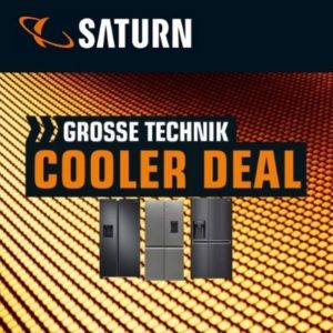 Saturn: 10% Extra-Rabatt auf Side by Side Kühlschränke. LG, Samsung, Haier und Co.