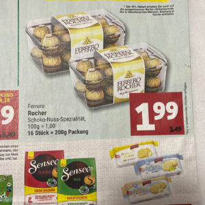 Ferrero Rocher für 1,19€ (Offline bei Edeka/Marktkauf)