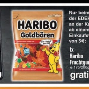 GRATIS Tüte *Haribo Fruchtgummi* je 175/200g Beutel mit Edeka-App bei Edeka Südbayern vom 07.-12.03.22 ab 5€ Einkauf