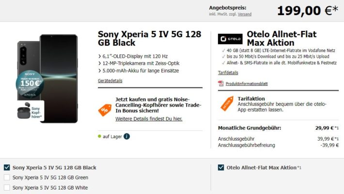 otelo sony xperia 5