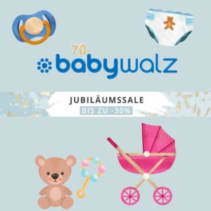 💙 babywalz Jubiliäumssale mit bis zu 30%