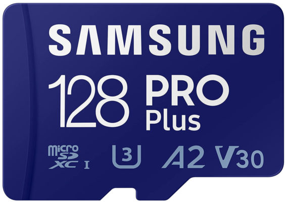 Schnelle Samsung SDXC Speicherkarte mit 160MB/s und 128GB