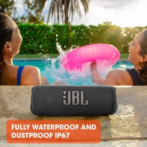 JBL Flip 6 mit bis zu 12 Std. Akkulaufzeit in Schwarz/Grau