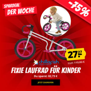 🚲 Chillafish Fixie Laufrad für Kinder ab 27,27€ zzgl. Versand (statt 54€)