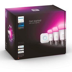 Philips Hue White &amp; Color Ambiance E27 Starter Kit mit Bridge für 83,19€ (statt 100€)