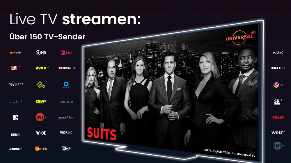 waipu.tv Live TV Streamen Banner