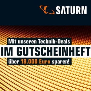 🎫 Saturn Gutscheinheft - z.B. FRITZ!Box 7590 AX + FRITZ!Repeater 1200 AX für 279€ (statt 313€) uvm.