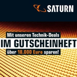 🎫 Saturn Gutscheinheft - z.B. FRITZ!Box 7590 AX + FRITZ!Repeater 1200 AX für 279€ (statt 313€) uvm.