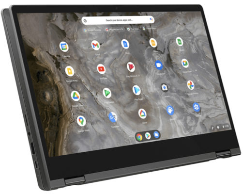 Lenovo IdeaPad Flex 5i Convertible Chromebook Im Tablet Modus