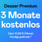 Deezer Premium 3 Monate gratis testen