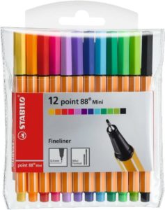 Fineliner_-_STABILO_point_88_Mini_-_12er_Pack_-_mit_12_verschiedenen_Farben