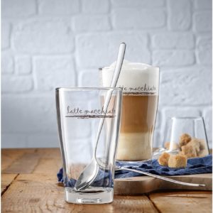 🥛 WMF Latte Macchiato Set mit 2 Gläsern (265ml) &amp; 🥄 2 Löffeln für 15,99€ (statt 22€)