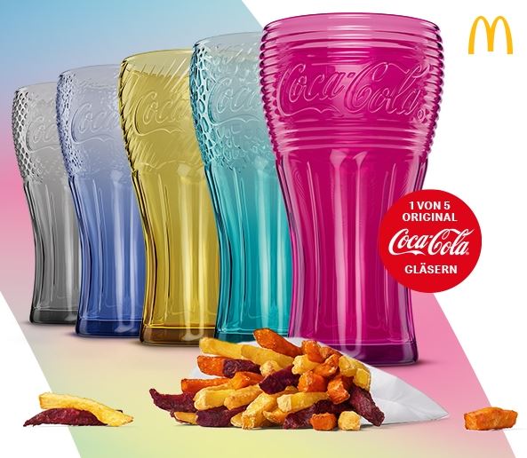 GRATIS Coca Cola Glas bei McDonald's