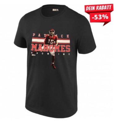 Patrick Mahomes Showtime Kansas City Chiefs NFL Herren T Shirt NFLTS03MB