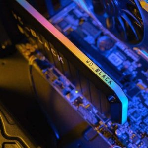 Western Digital WD_BLACK AN1500 SSD mit 1TB / NVMe / PCIe Gen3 🌈 mit RGB-Beleuchtung